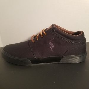 Ralph Lauren Polo - Canvas W/Leather Accents 10.5